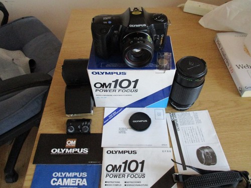 Olympus om101 with zoom - with, lens