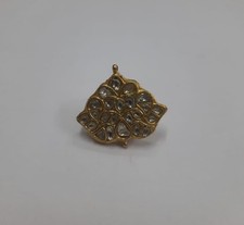22k Gold Kundan Diamond  Ruby Pendent Necklace