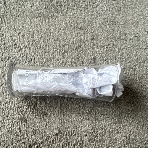 Clear carlsberg beer glass - clear,