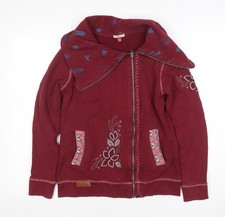 Desigual Womens Red Full Zip