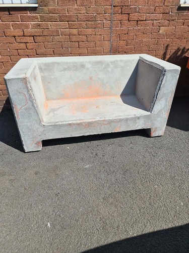 Concrete bench seating - bench, anti