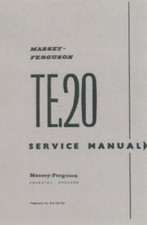 FERGUSON TRACTOR TE20 WORKSHOP