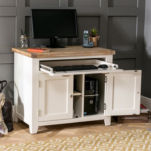 Computer desk cheshire cream - computer,