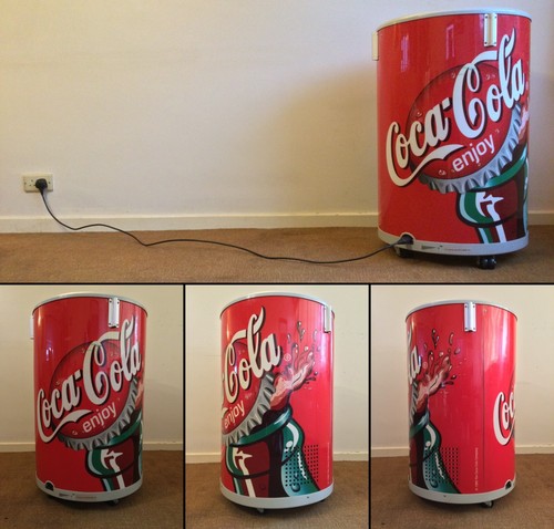 Iconic cylindrical coca cola - iconic.,