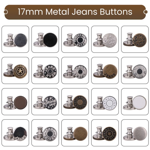 17mm metal jeans - metal,