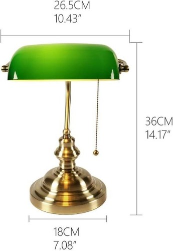 Traditional green banker desk - traditional,