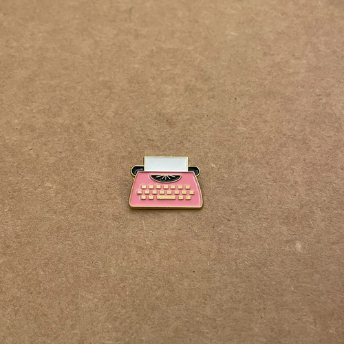 Gold pink retro - gold, typewriter