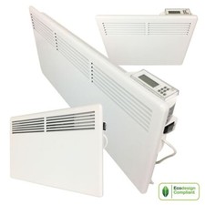 Electric Digital Panel Heater Radiators Slimline Nova Live S Wall Mounted White 