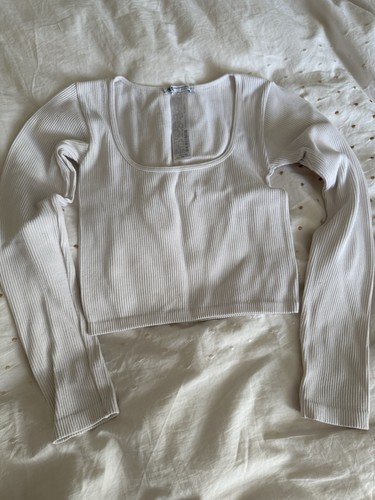 Zara long sleeve top - sleeve, blouse