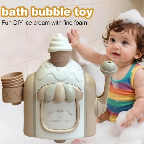 Ice cream bubble - cream, child