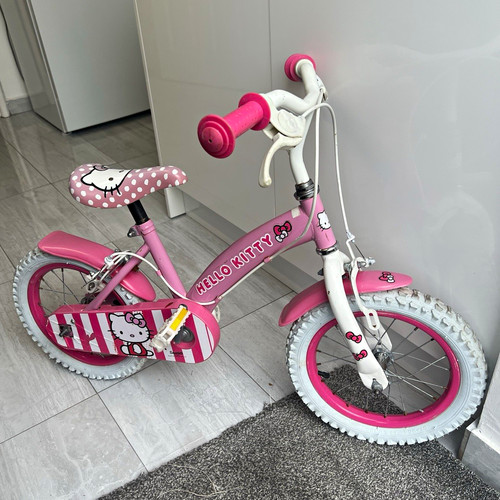Hello kitty girls kids bike - hello,