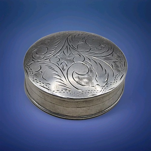 Superb solid silver - silver, snuff/pill