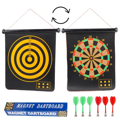 Magnetic dart board - magnetic, double