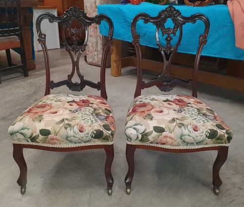 Pair good quality antique - of,