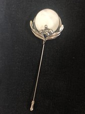 Vintage Ermani Bulatti Art Nouveau MOP Stick Pin / Hat Pin