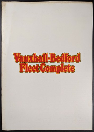 Vauxhall bedford fleet - vauxhall,