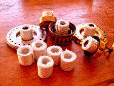   2 NON Asbestos Preheater Wicks, Vapalux & Bialaddin Lamp Part Paraffin Lantern