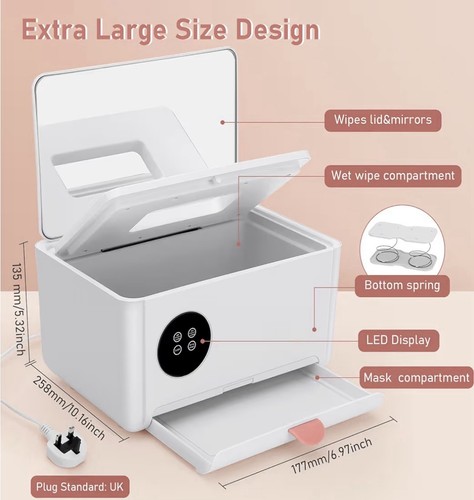 Baby wipes warmer with - warmer,