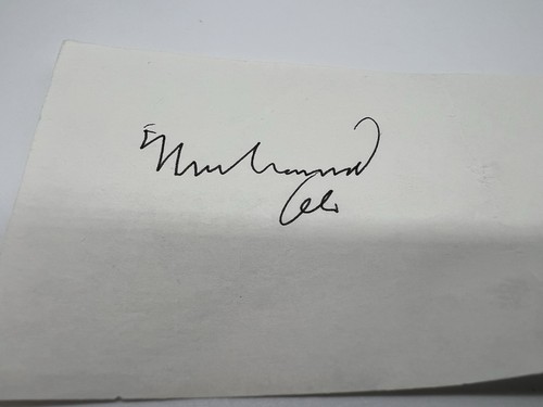 Muhammad ali signed - muhammad, cut