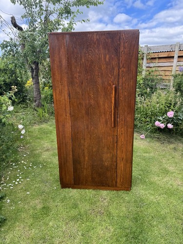 Antique oak art - oak, single