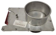 Nordfab 45ZD23 Blast Gate: Stainless Steel, For 5"Duct Dia, 5" Overall Length