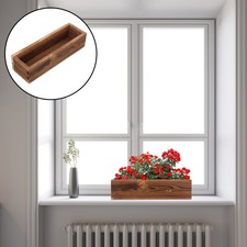 Wood Flower Box Wooden Hanging Boxes Window Flowerpot