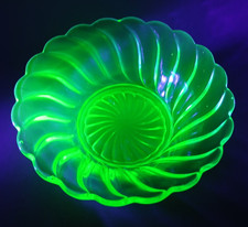 5 x Bagley Uranium Glass
