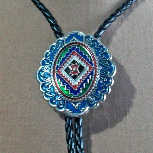 Western bolo bootlace tie - bolo, /