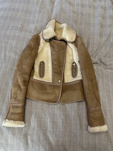 Real sheepskin jacket - sheepskin, womens