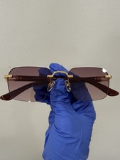 Red Cartier Buffs Sunglasses