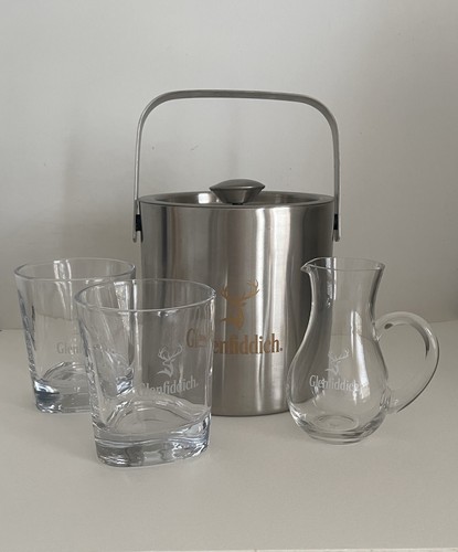 Glenfiddich ice bucket pair - glenfiddich, bucket,
