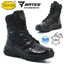 MENS LEATHER WATERPROOF BOOTS ARMY MILITARY POLICE TACTICAL COMBAT WORK SHOES   