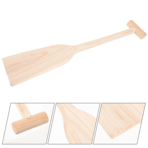 Sturdy wooden oar canoe - sturdy,