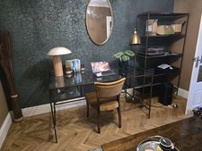 Nakuru Iron And Glass Desk