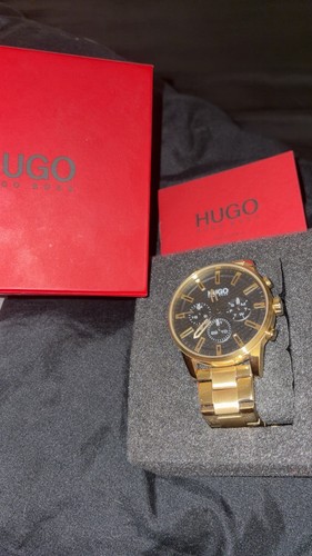 Hugo 1530152 seek gold tone - 1530152,