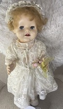 PEDIGREE VINTAGE 50s BLONDE FLIRTY WALKER BRIDE DOLL ORIGINAL OUTFIT MAGNIFICENT
