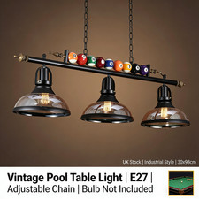 Vintage Pool Table Light