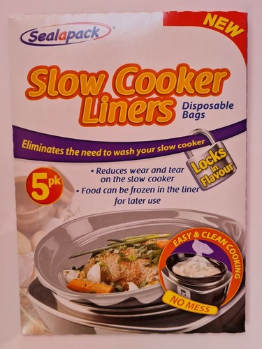 Slow cooker liners - slow, pk