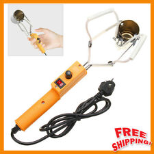 380W Electric Lead Melting Pot Solder Furnace Casting Head Adjustable+UK Adapter