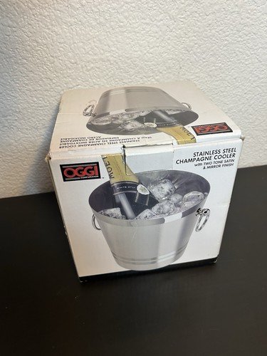 Oggi stainless steel - steel, champagne