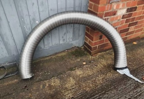 125mm stove log burner - 5", flue