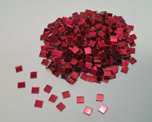 200 pieces red ruby - ruby, glass