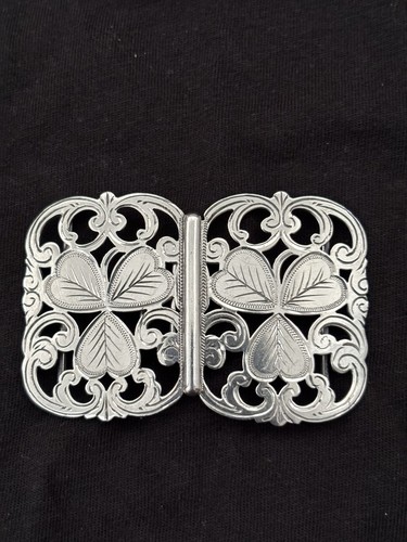 Small silver nurses belt - silver,