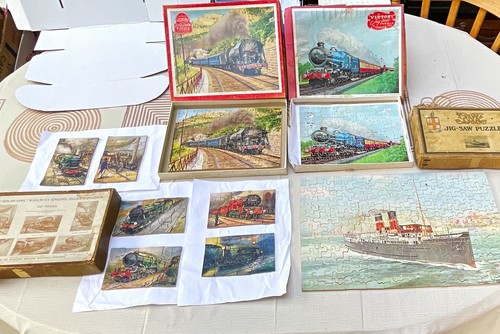 Vintage wooden jigsaw - jigsaw, puzzle