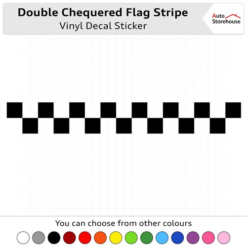 Chequered flag vinyl decal - vinyl,