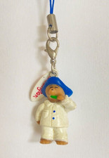 Paddington Bear Coca Cola Limited Mini Figure Mascot Keychain Blue Japan 2006