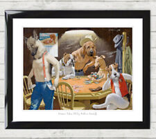 Winner Takes All by Arthur Sarnoff. Dogs Poker Cards Gambling Poster Gift 83