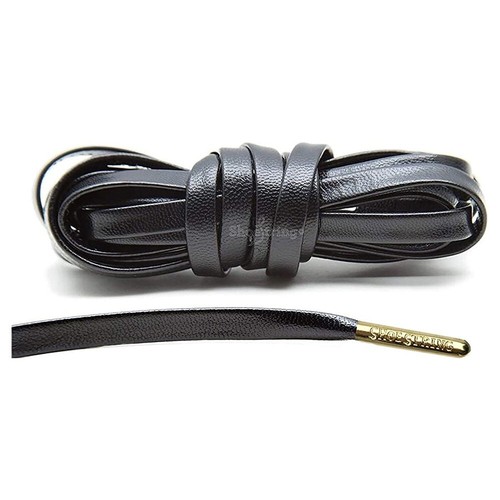 Shoestring flat leather laces - shoestring,