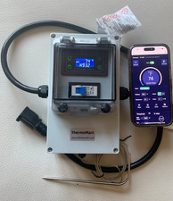 WiFi Smart Temperature Controller Electric Smoker Grill BBQ Plug  Play+Timer 20A