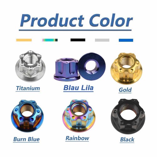 Titanium nut m10 - m6, m8